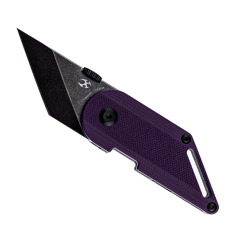 Kansept Dash T3045A4 154CM Blade Purple G10 Liner Lock Folding Knife
