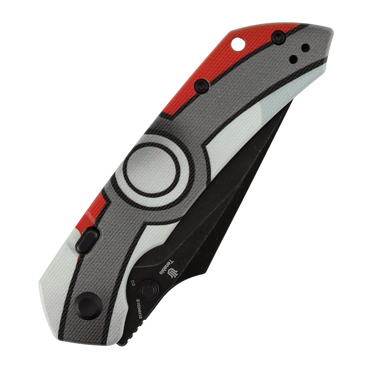 Tenable Fenrir B1034H16 Blackwash D2 Blade Jade G10 Handle Top Liner Lock Folding Knife