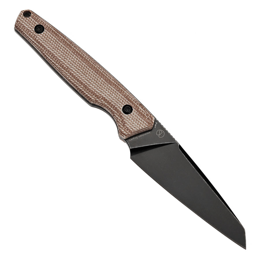 Tenable Parr G011B4 14C28N Blade Brown Micarta Handle Outdoor Fixed Blade Knife