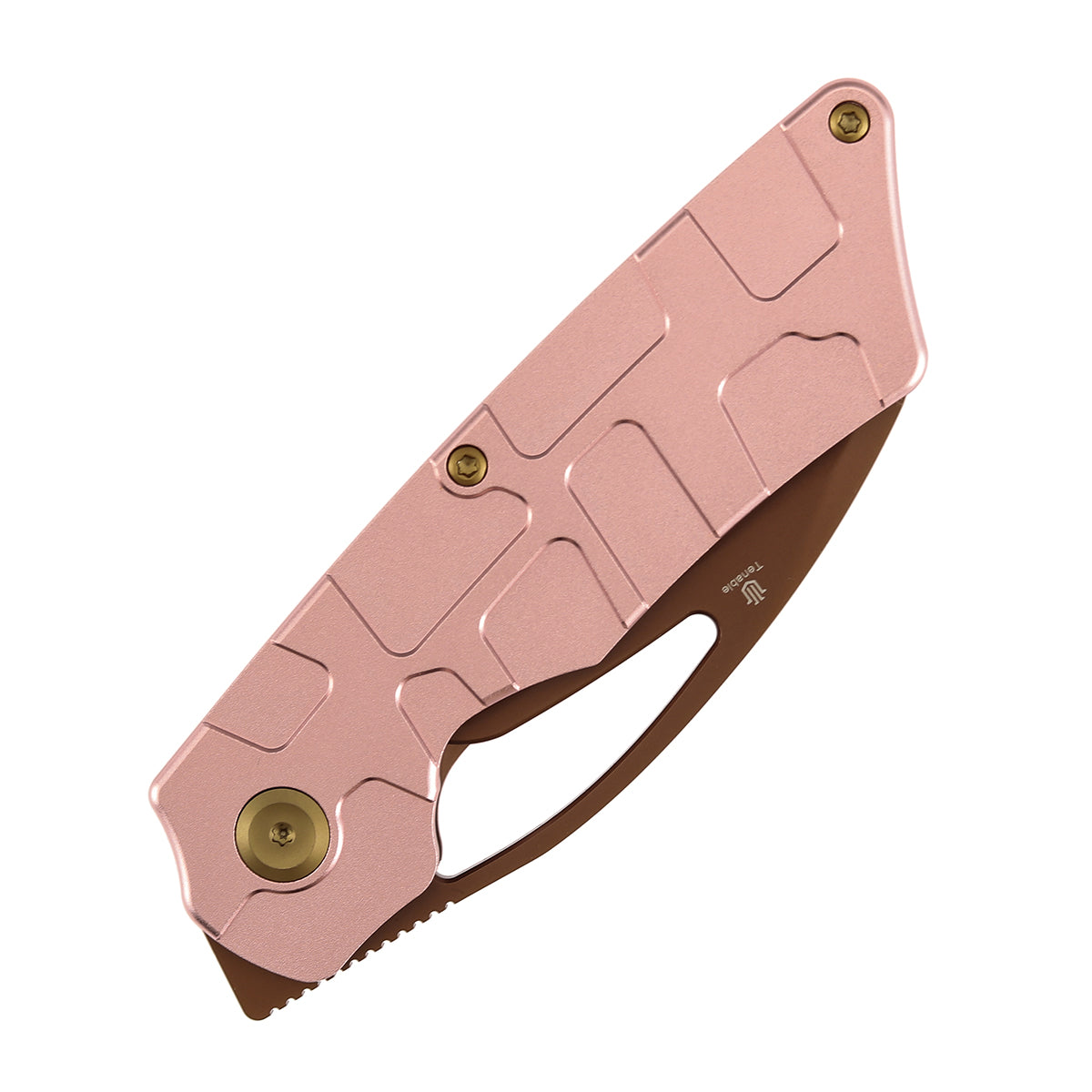 Tenable Goblin L B3016A1 Rose Gold 14C28N Blade Rose Gold Aluminum Handle Liner Lock Folding Knife