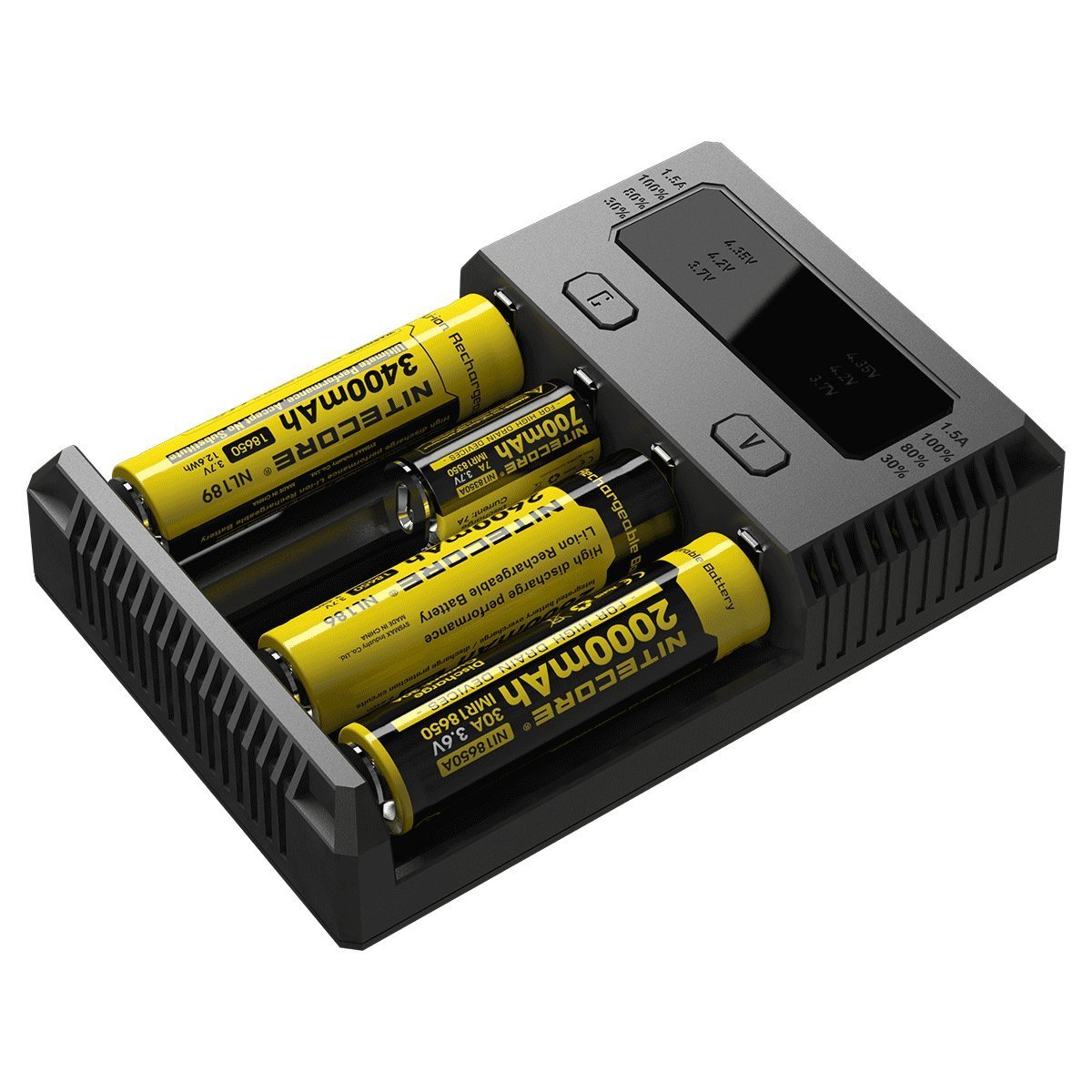 Nitecore Intellicharger New I4 V2 Universal 4 Channel Li-Ion Smart Charger