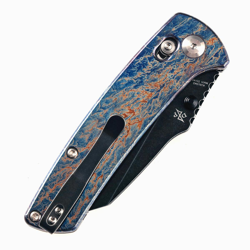 Kansept Main Street K1015M2 CPM-20CV Blade Titanium Handle Crossbar Lock Folding Knife