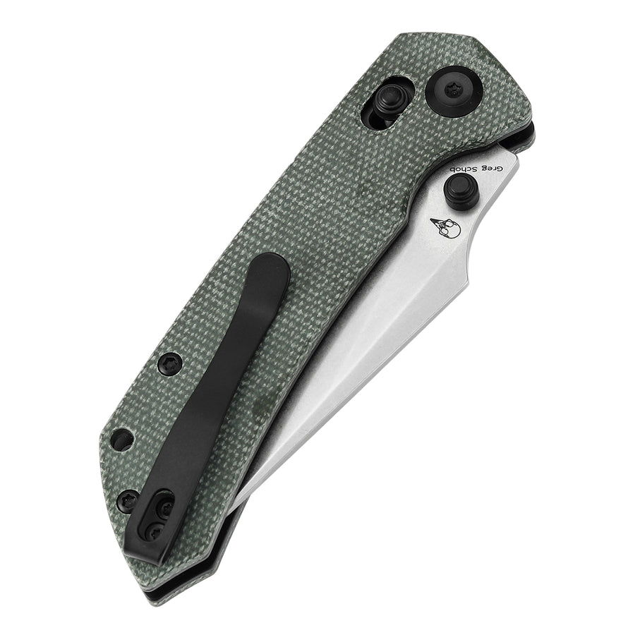 Tenable Fenrir T1034V1 Nitro-V Blade Micarta Handle Cross Bar Lock