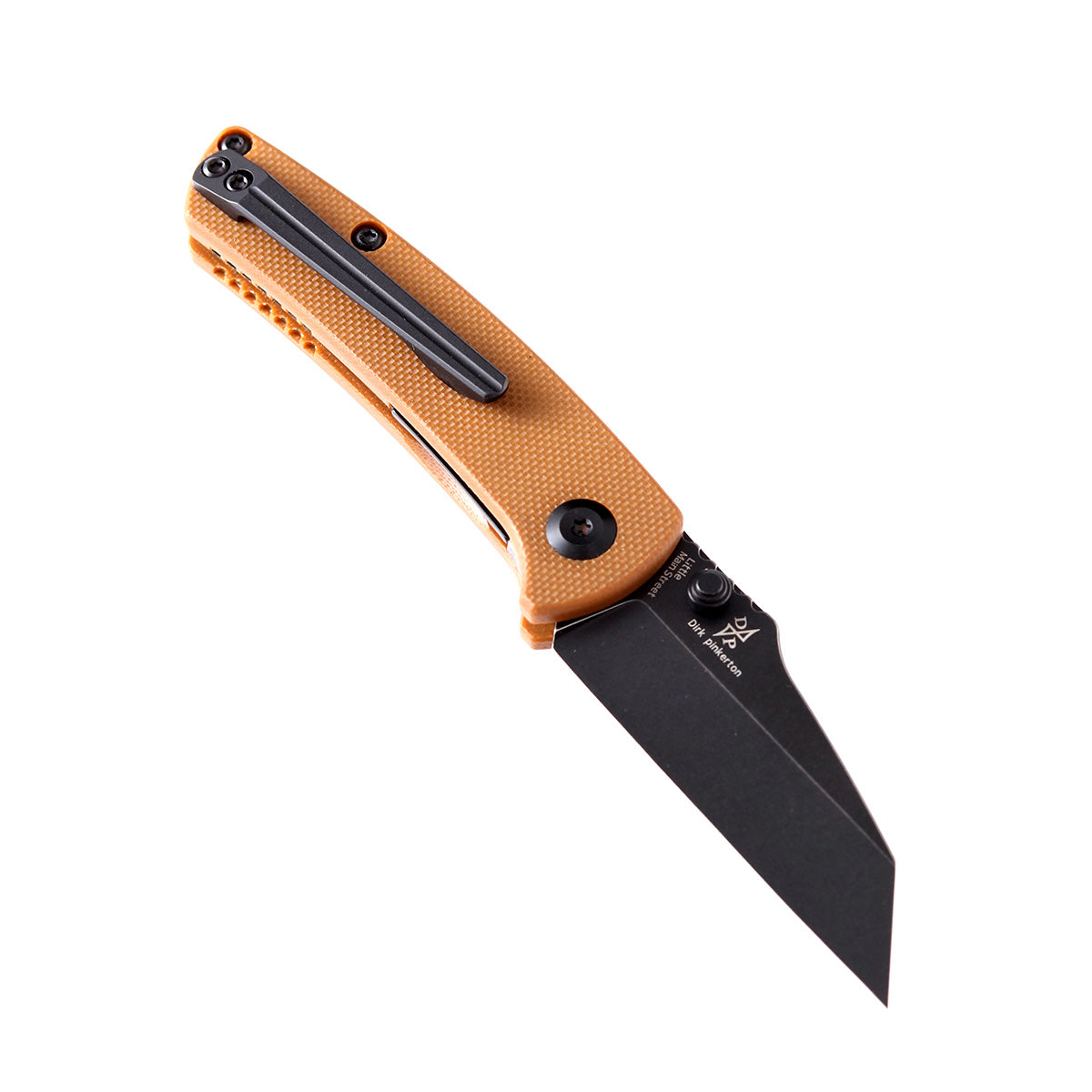 Kansept Little Main Street T2015A8 154CM Blade Brown G10 Handle Liner Lock Folding Knife
