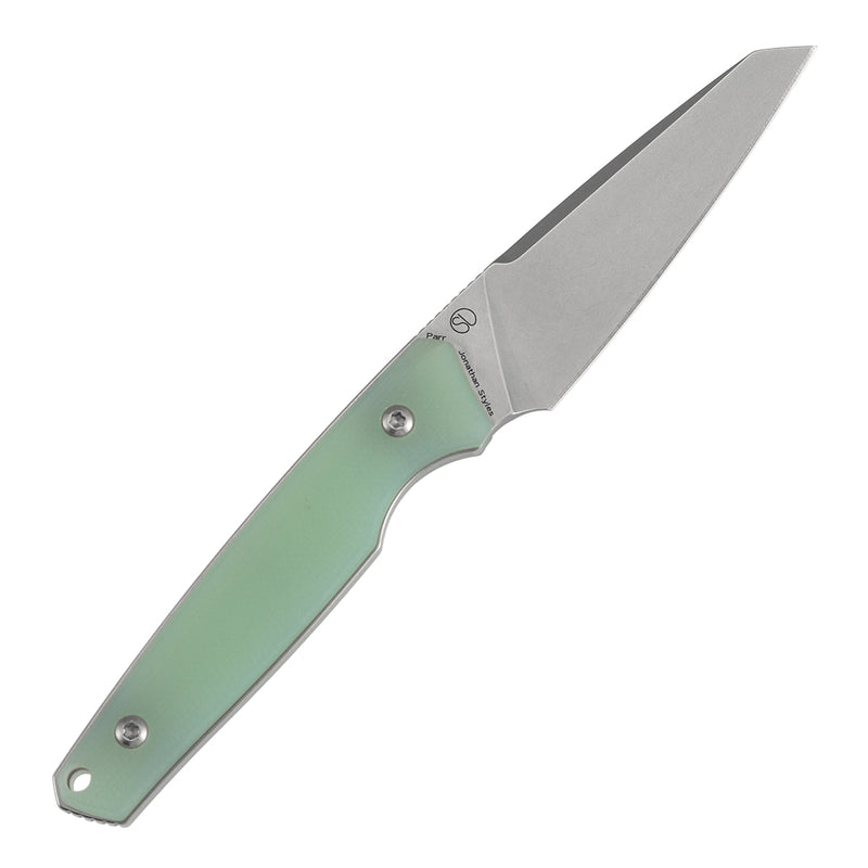 Kansept Parr G011A7 D2 Blade Jade G10 Handle Fixed Blade Knife