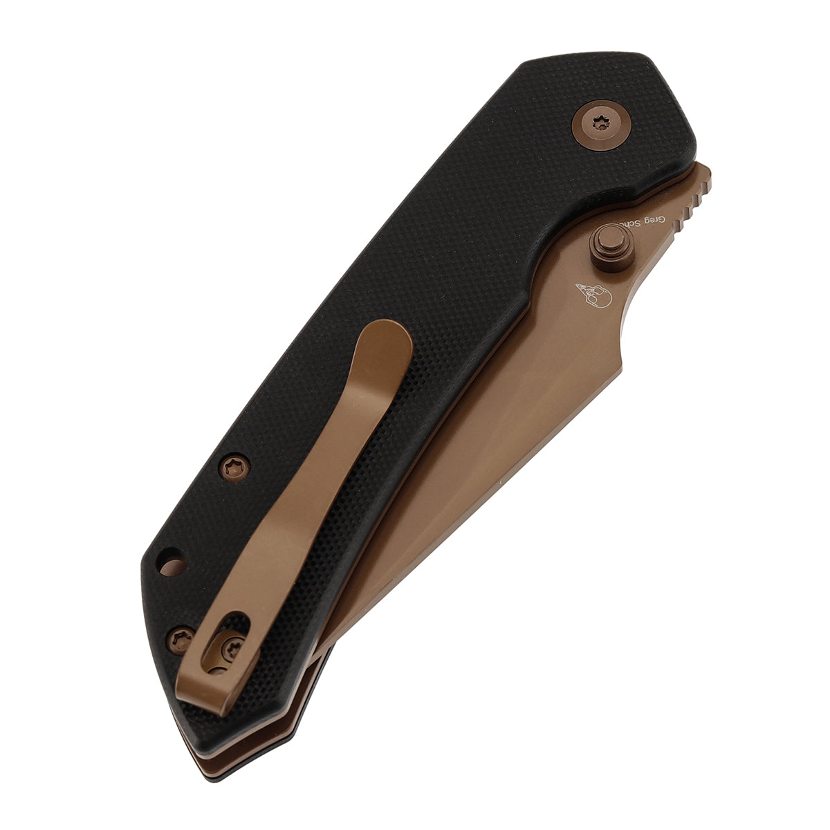 Navaja plegable Tenable Fenrir B1034H3 con hoja Nitro-V y mango G10 negro con cierre Liner Lock superior