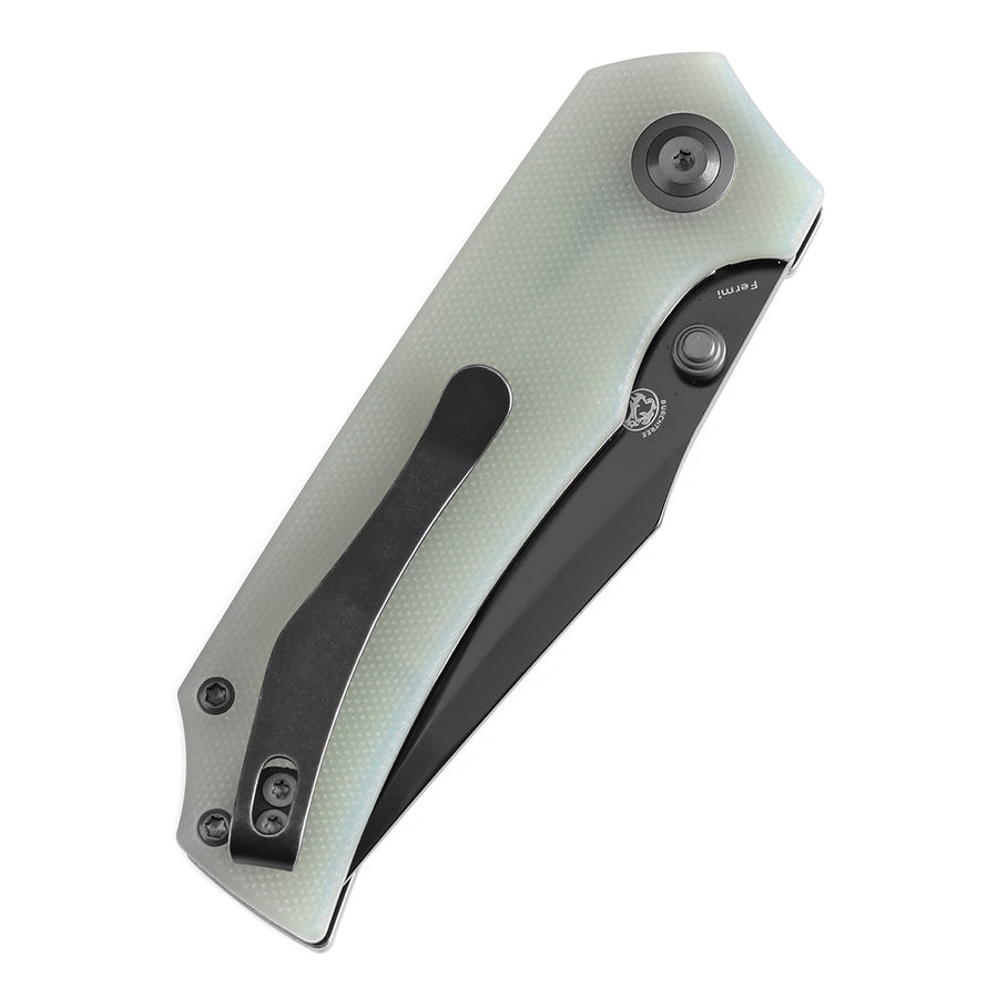 Tenable Fermi T1122A2 14C28N Blade Jade G10 Handle Liner Lock