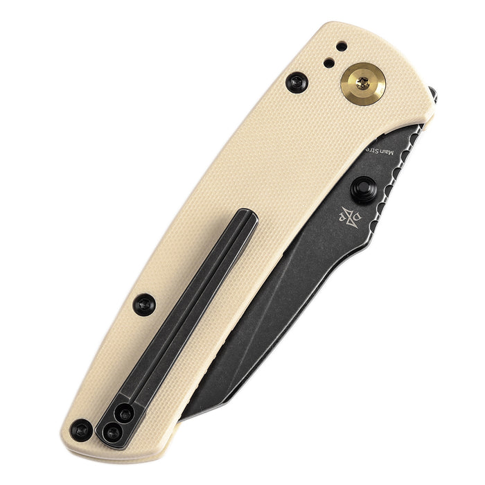 KANSEPT Main Street T1015E3 154CM Blade Jade G10 Handle Liner Lock