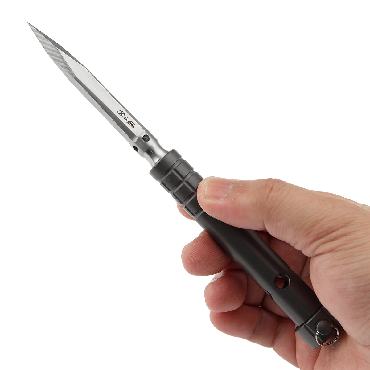 Kansept EDC Stiletto G005A7 5CR13 Blade Grey Anodized Titanium Handle EDC Tool Ice Pick