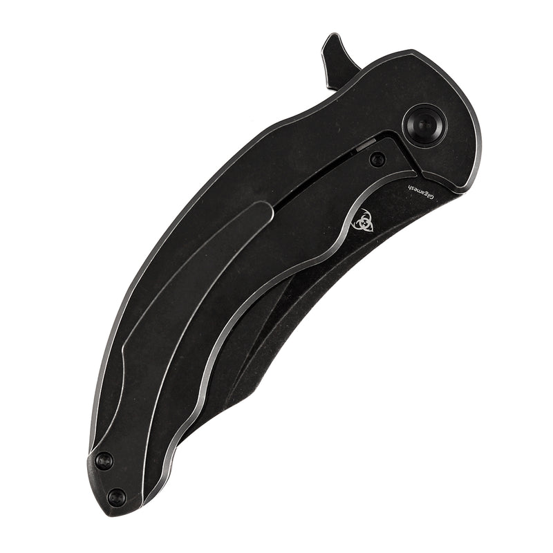 Kansept Gilgamesh K1128A4 CPM-S35VN Blade Carbon Fiber And Titanium Handle Frame Lock Folding Knife