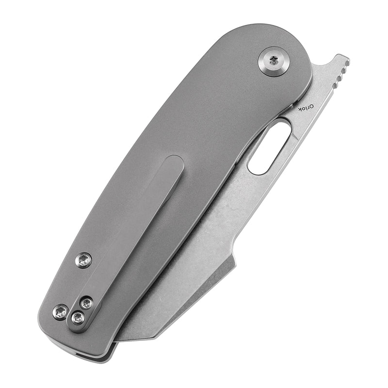 Kansept Orlok K2111A2 CPM-S35VN Blade Titanium Handle Nested Liner Lock Folding Knives