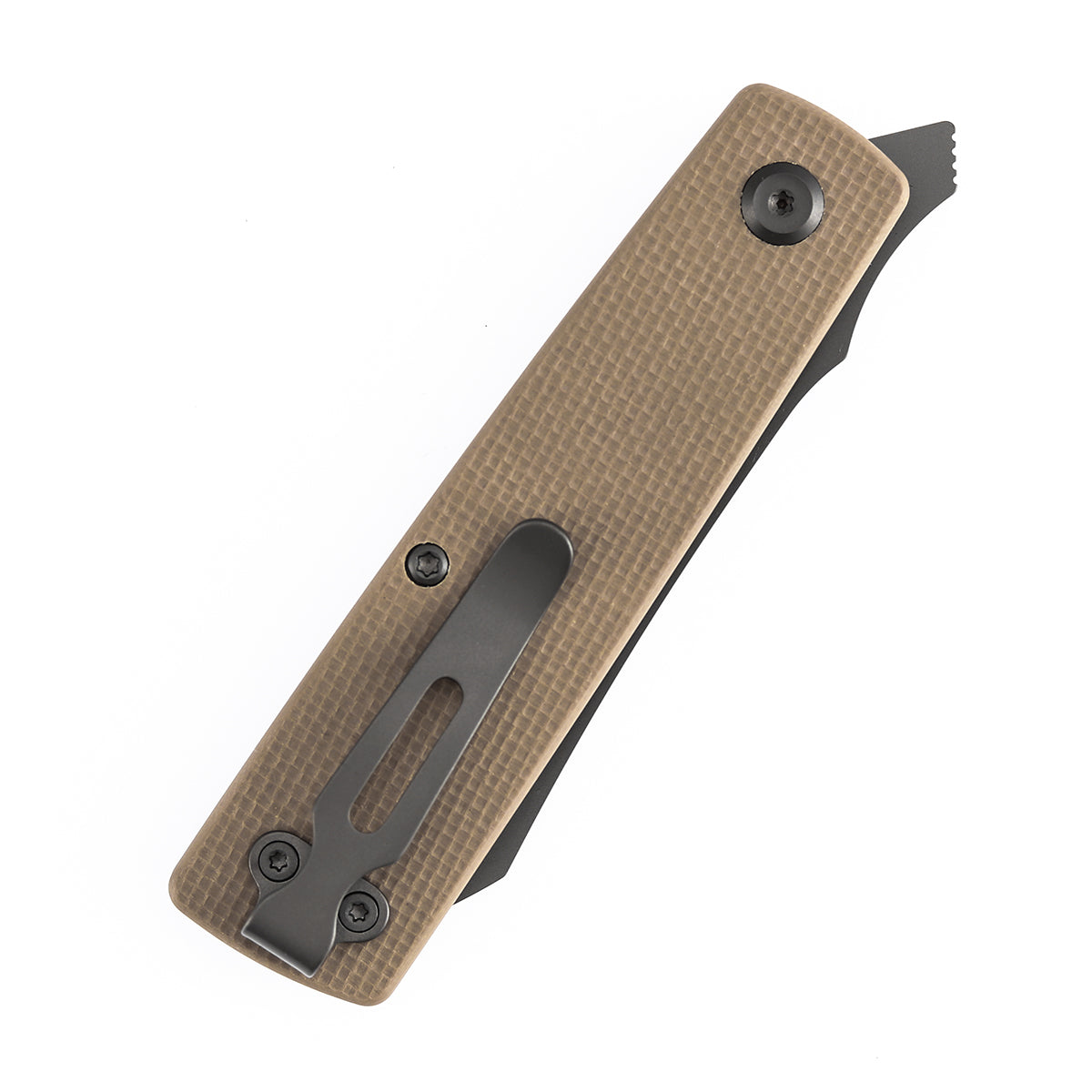 Tenable Higonokami B2135A5 Gray Coating D2 Blade Light Sand G10 Handle Liner Lock Folding Knife