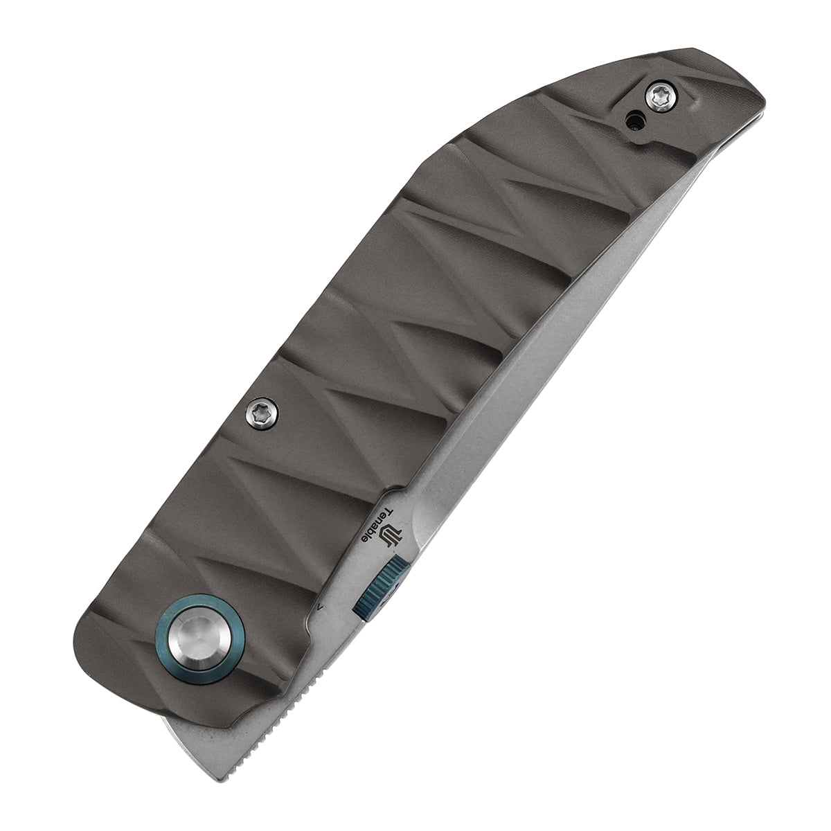 Tenable Tarkin B1078A1 Nitro-V Blade Gray Aluminum Handle Liner Lock Folding Knife