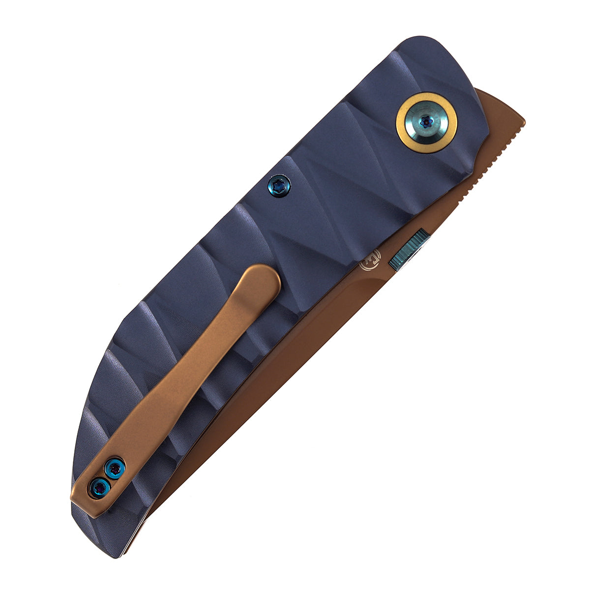 Tenable Tarkin B1078A2 Nitro-V Blade Blue Aluminum Handle Liner Lock Folding Knife