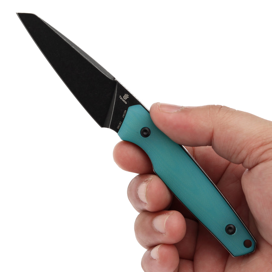 Tenable Parr G011B3 14C28N Blade Tiffany Blue G10 Handle Outdoor Fixed Blade Knife