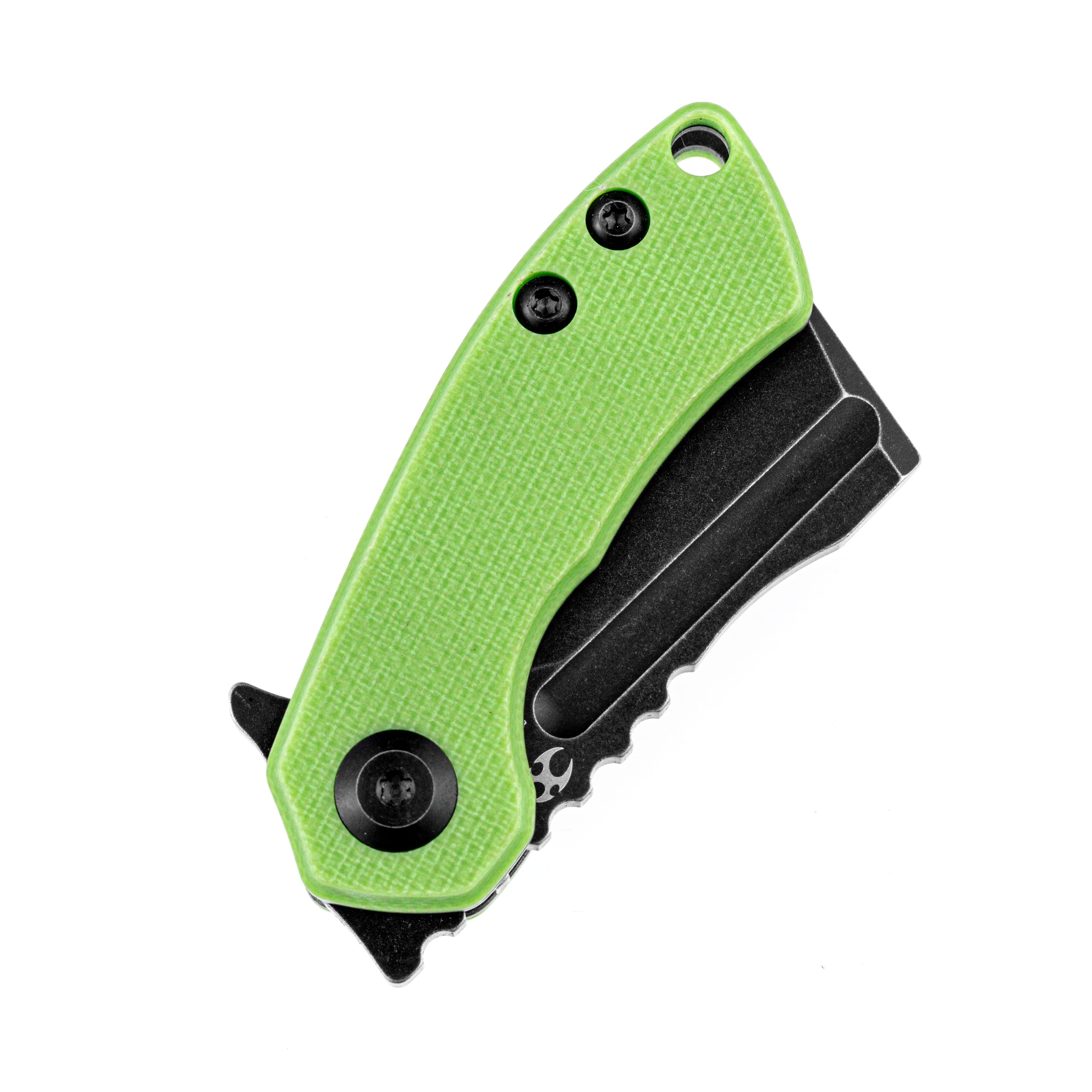 Kansept Knives T3030A8 Mini Korvid 154CM Blade Green G10 Handle Liner Lock Edc Knives