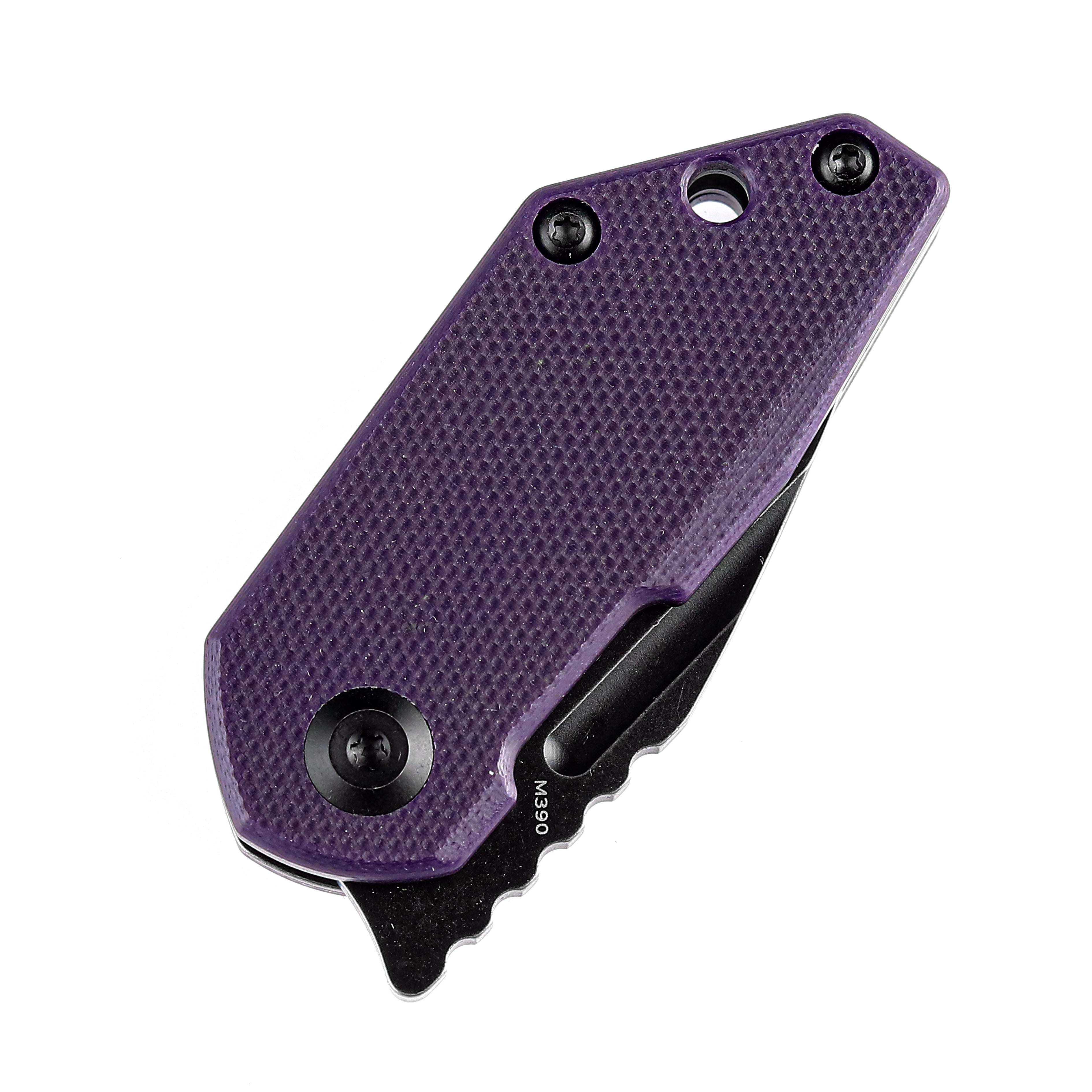 Kansept Knives RIO K3044A5 M390 Blade Purple G10 Handle Liner Lock EDC Knife
