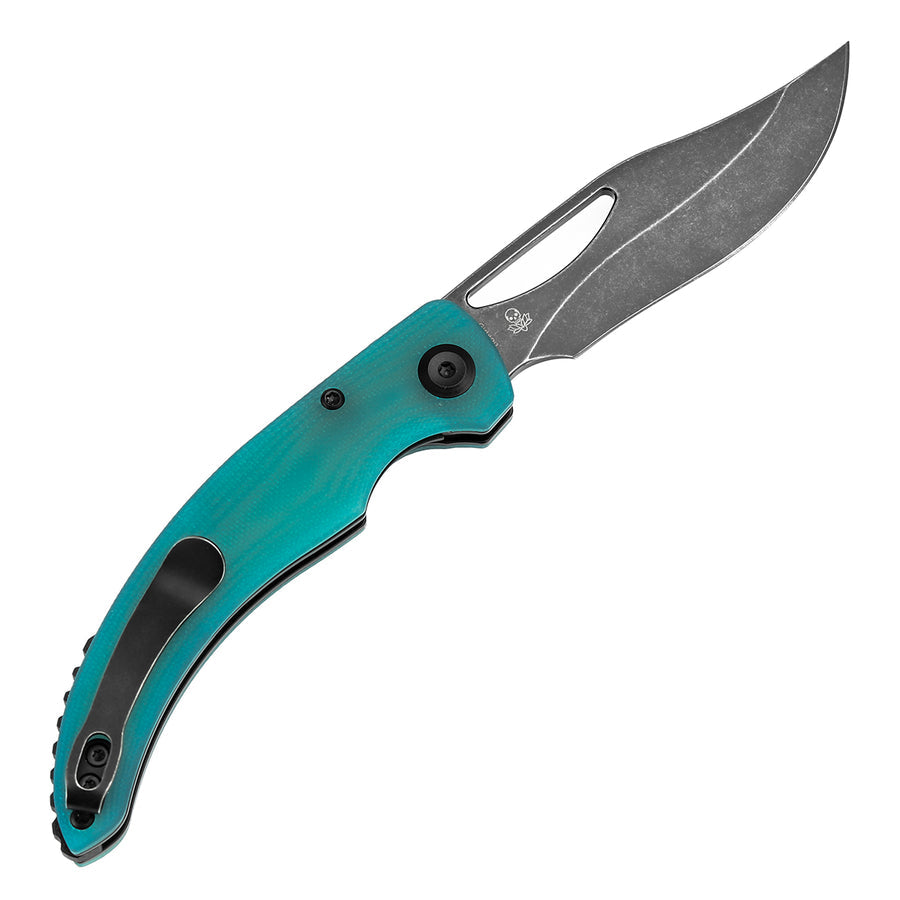 Tenable Gideon T1119A5 Folding Knife Nitro-V Blade Tiffany Blue G10 Handle
