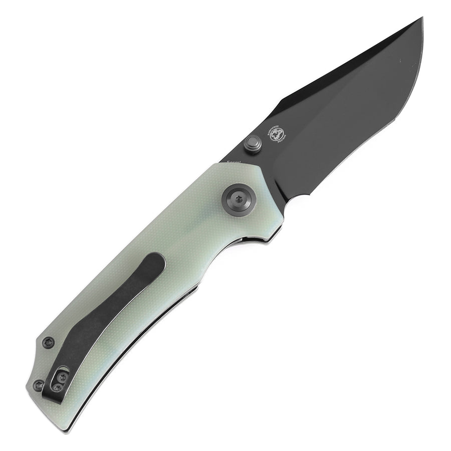 Tenable Fermi T1122A2 14C28N Blade Jade G10 Handle Liner Lock