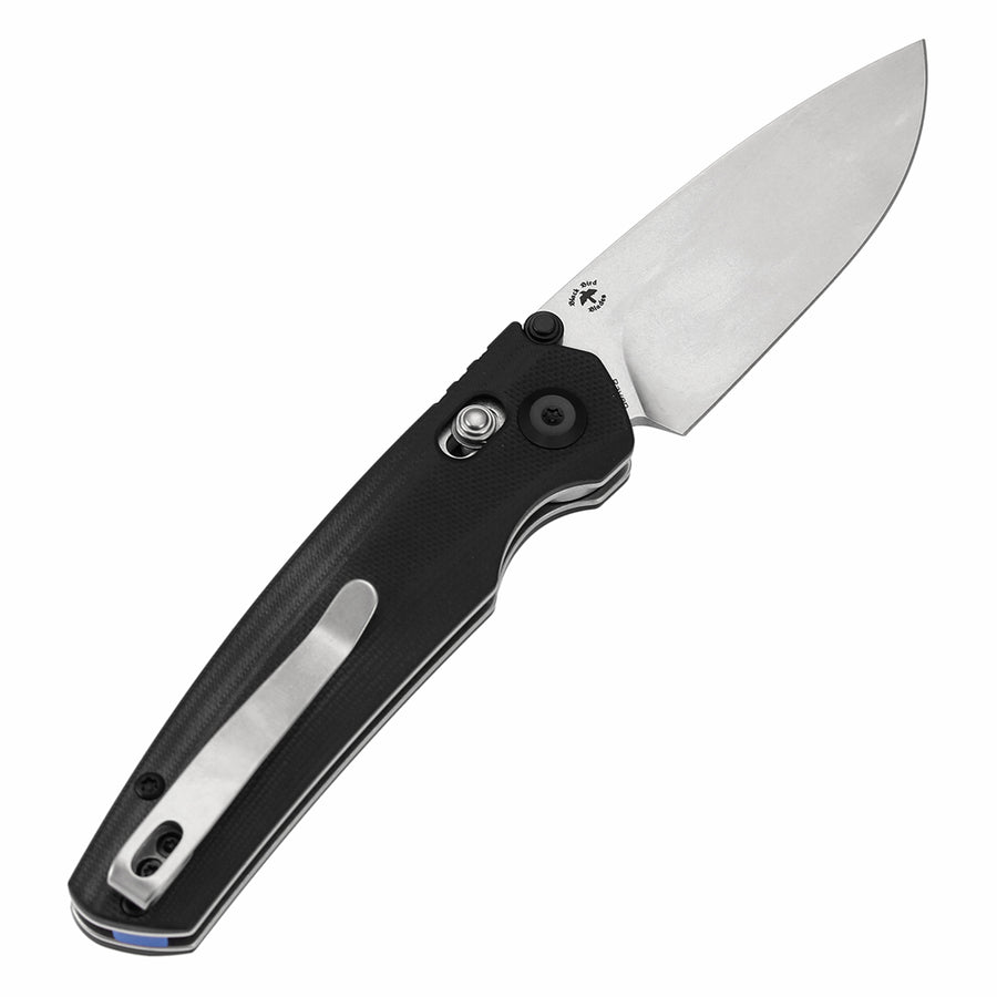 Tenable Raven T2109V4 14C28N Blade Black G10 Handle Cross Bar Lock Folding Knife