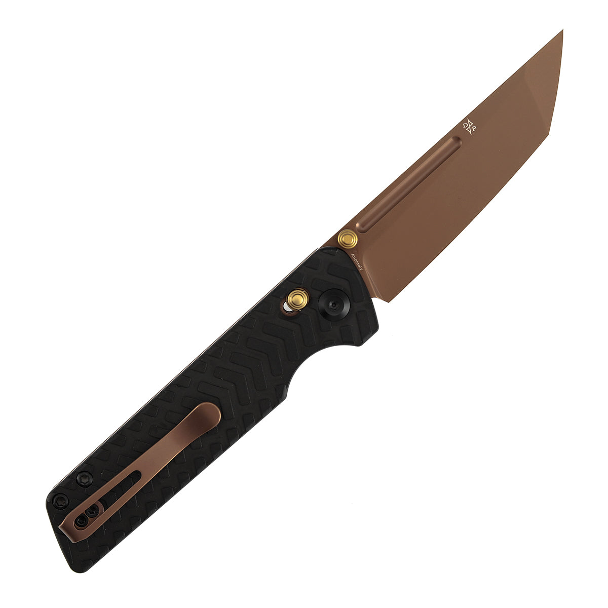 Tenable Anomaly B2038V2 Nitro-V Blade Black Aluminum Handle Crossbar Lock Folding Knife