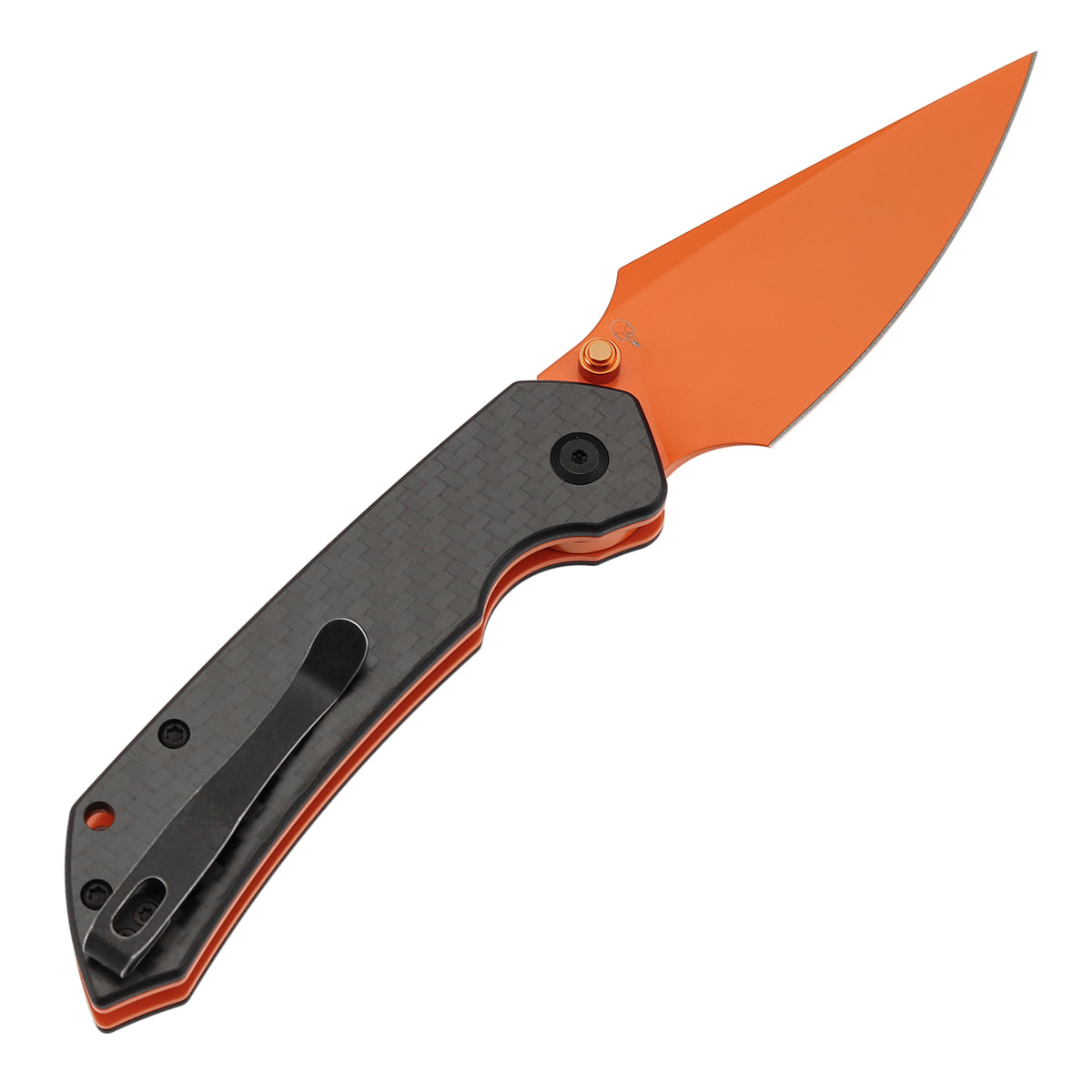Tenable Fenrir B1034H5 Nitro-V Blade Twill Carbon Fiber Handle Top Liner Lock Folding Knife