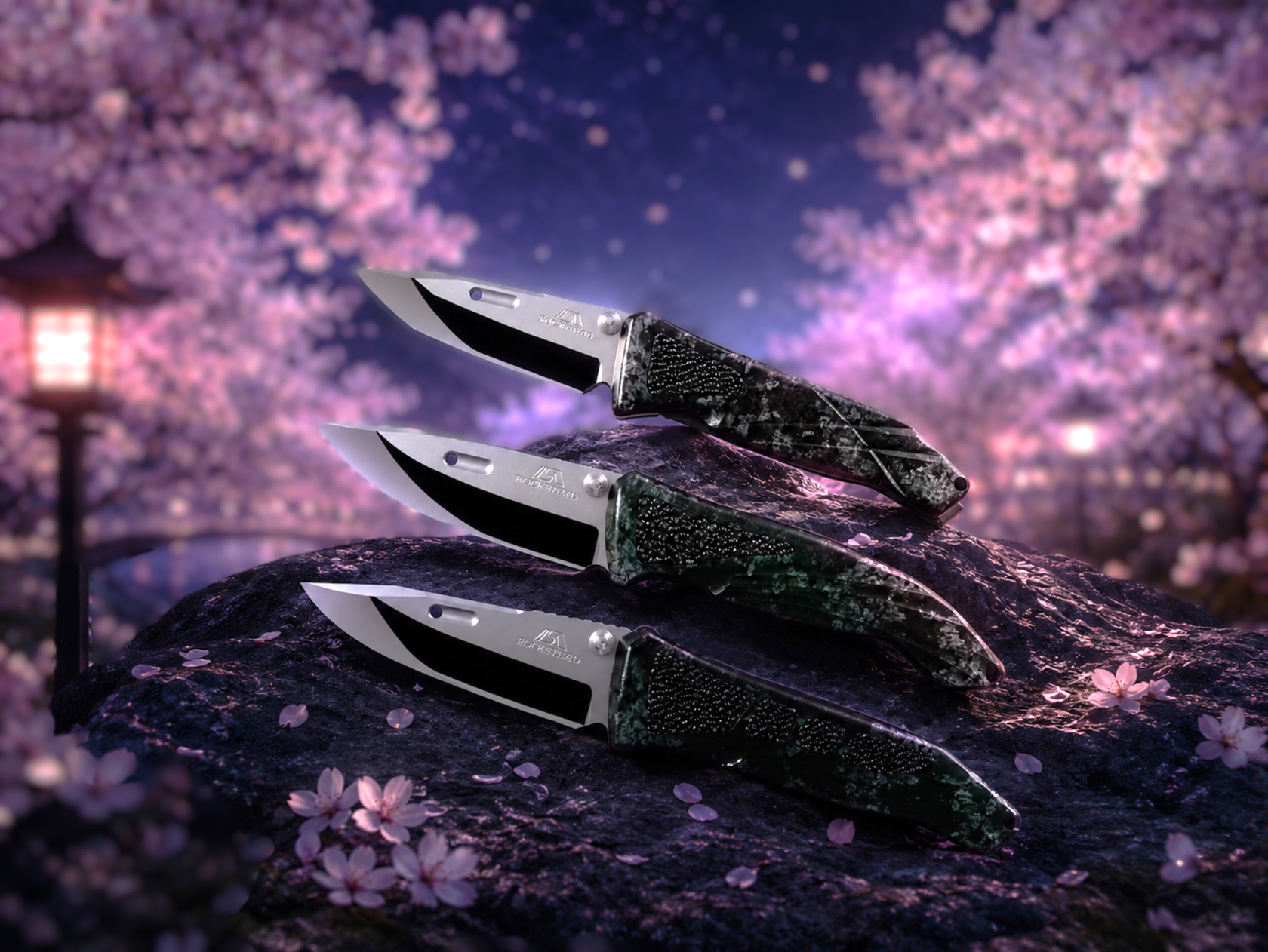 Rockstead CHI ZDP YOZAKURA Folding Knife with ZDP189 Clad by VG10 Blade