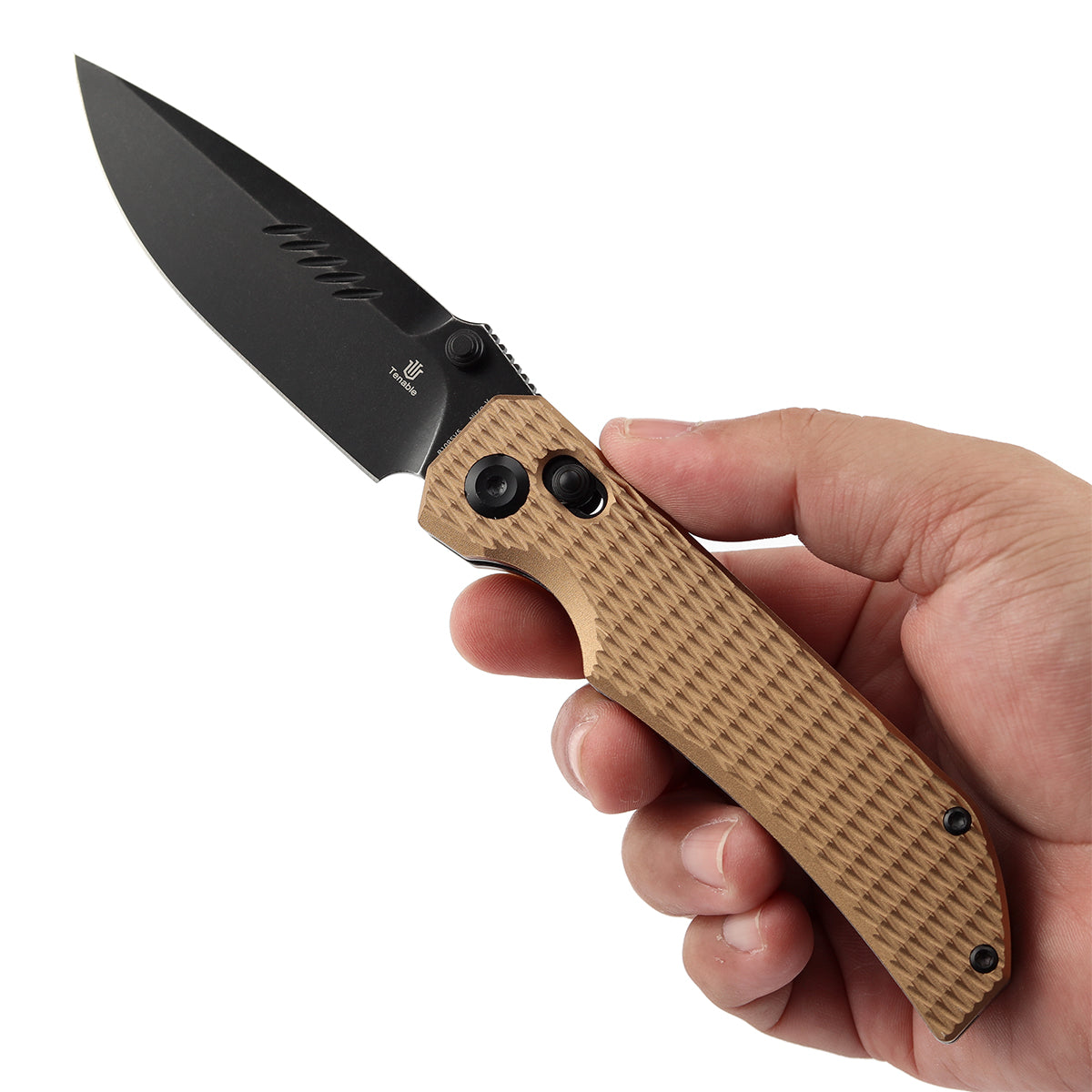 Tenable Eaglestrike B1095V5 Nitro-V Blade Aluminum Handle Crossbar Lock Folding Knife