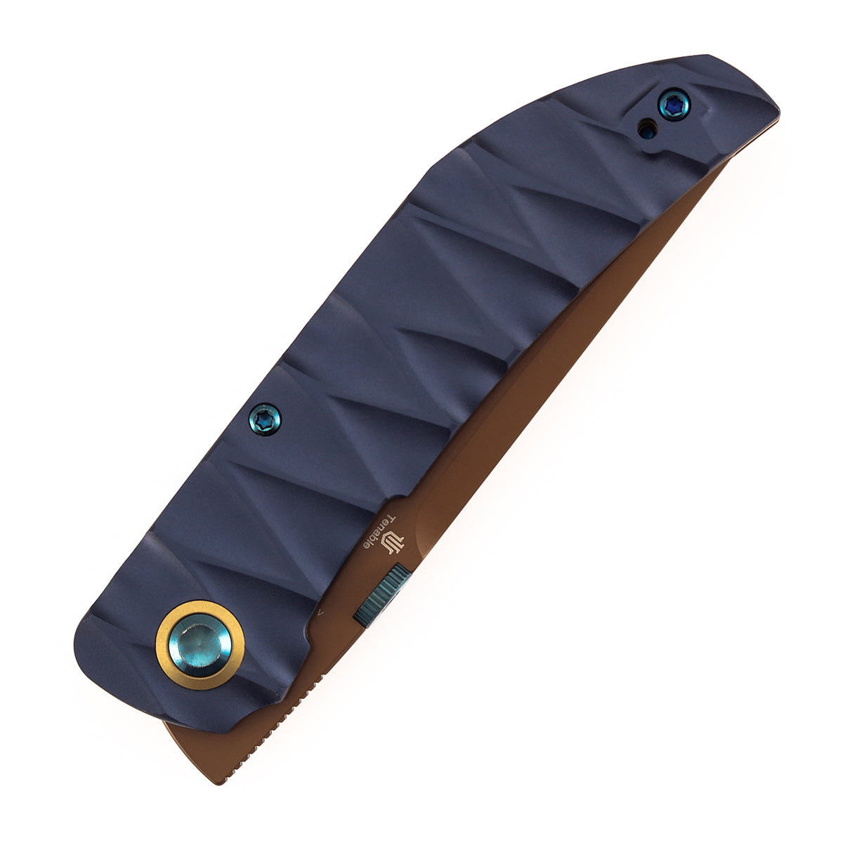 Tenable Tarkin B1078A2 Nitro-V Blade Blue Aluminum Handle Liner Lock Folding Knife