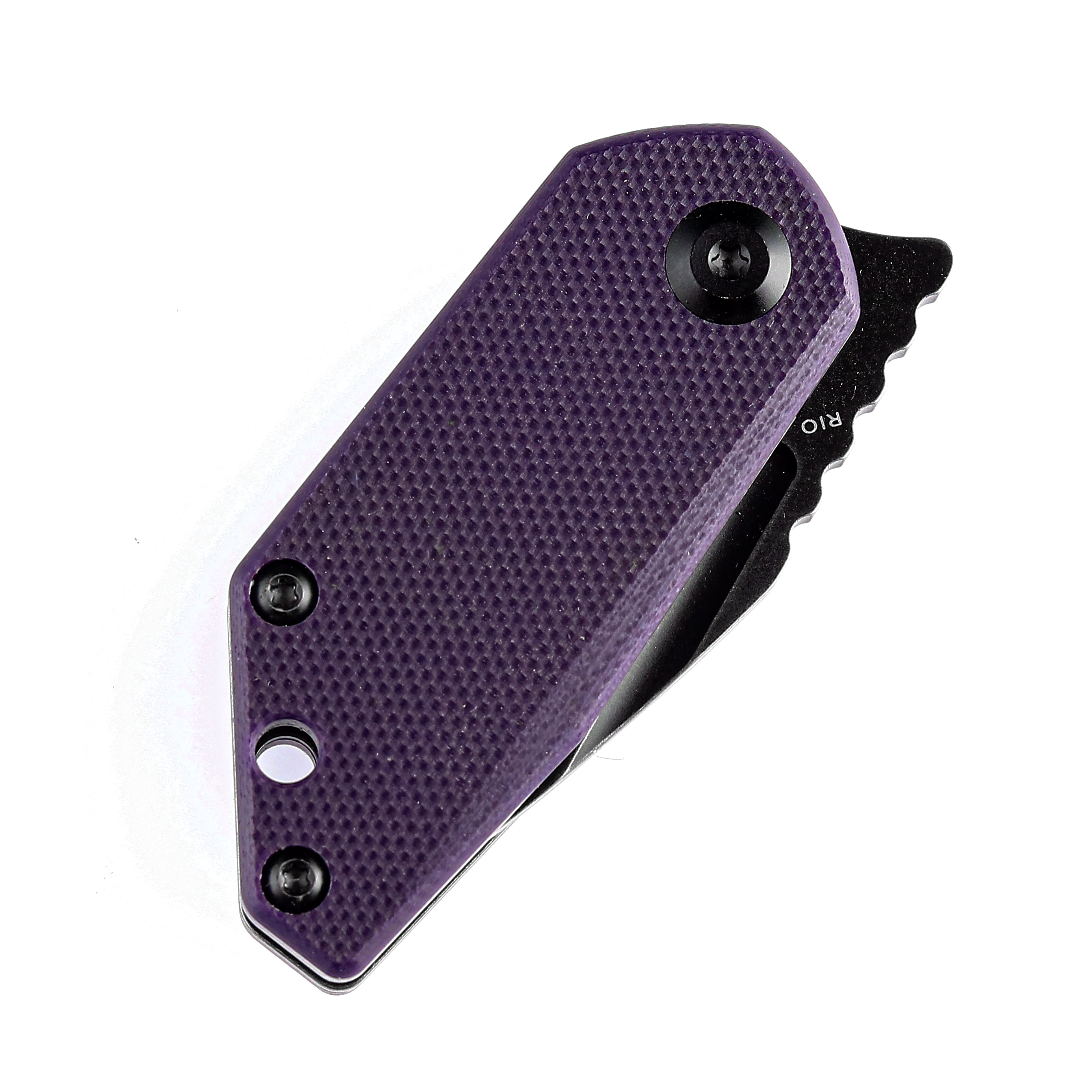 Kansept Knives RIO K3044A5 M390 Blade Purple G10 Handle Liner Lock EDC Knife