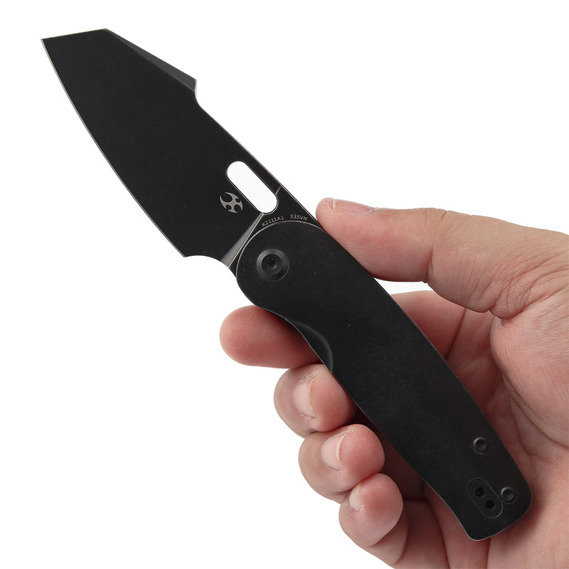 Kansept Orlok K2111A1 CPM-S35VN Blade Titanium Handle Nested Liner Lock Folding Knives