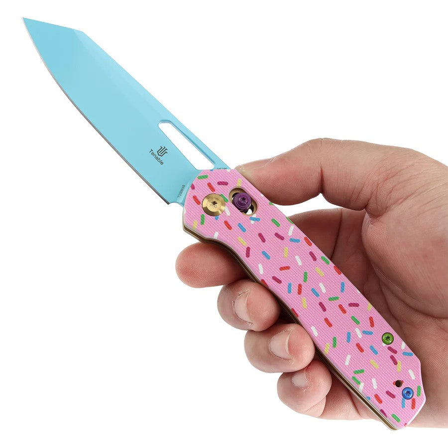 Tenable Shard T1006V8 14C28N Blade Donut Print Handle Cross Bar Lock