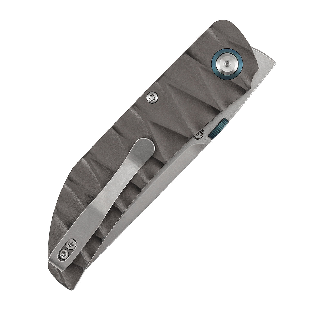 Tenable Tarkin B1078A1 Nitro-V Blade Gray Aluminum Handle Liner Lock Folding Knife