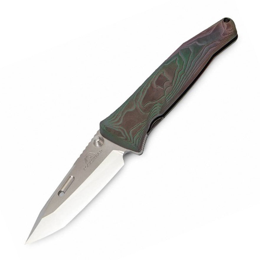 Rockstead SAI T-ZDP (DP) Zdp189 Blade Titanium Handle Honzukuri Mirror Polished Japanese Folding Knife