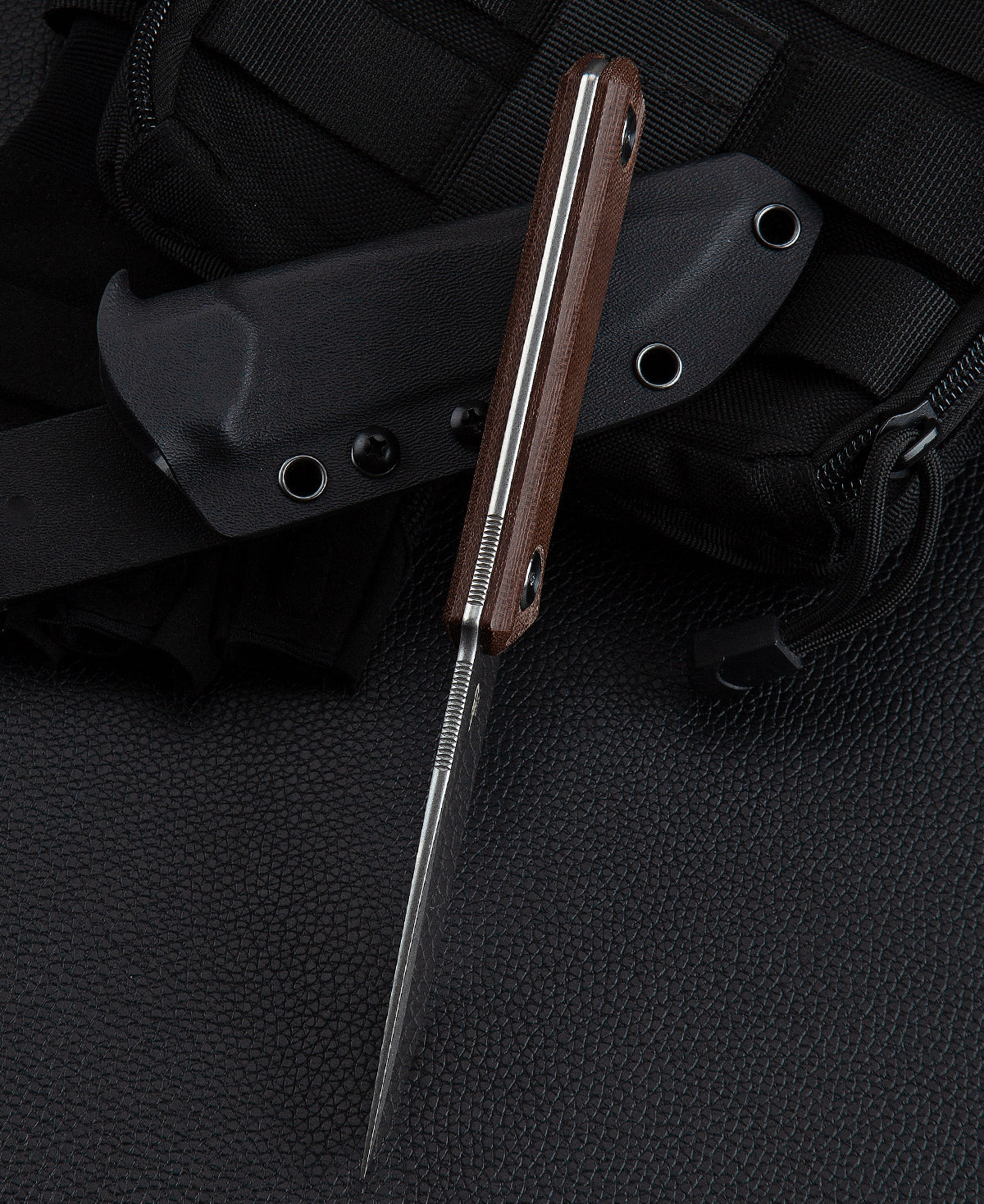 Bestech Hedron BFK02D D2 Blade Micarta Handle Fixed Blade Knife