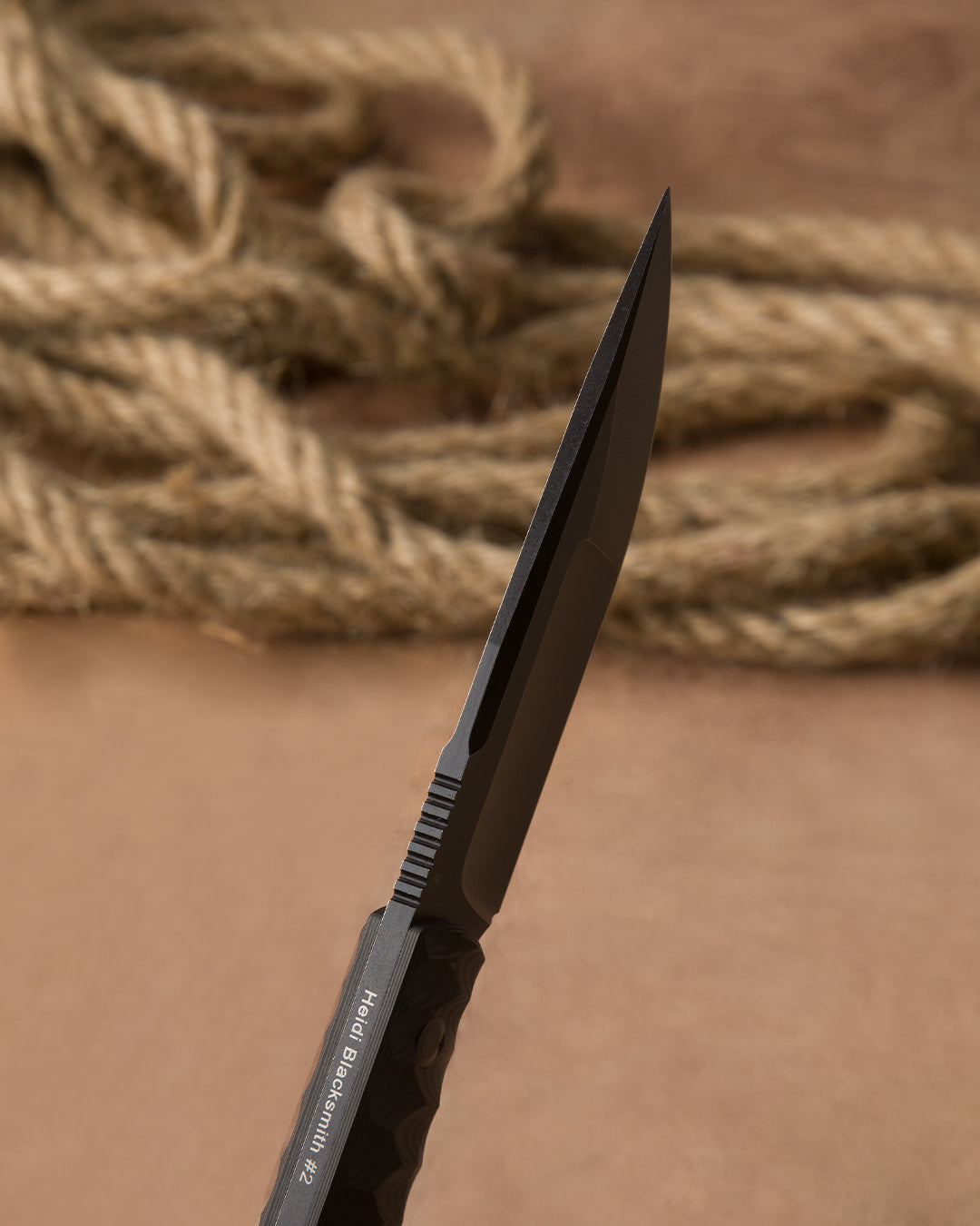 Bestech HEIDI BLACKSMITH#2 BFK04B CPM-S35VN Blade Carbon Fiber Handle Fixed Blade Knife