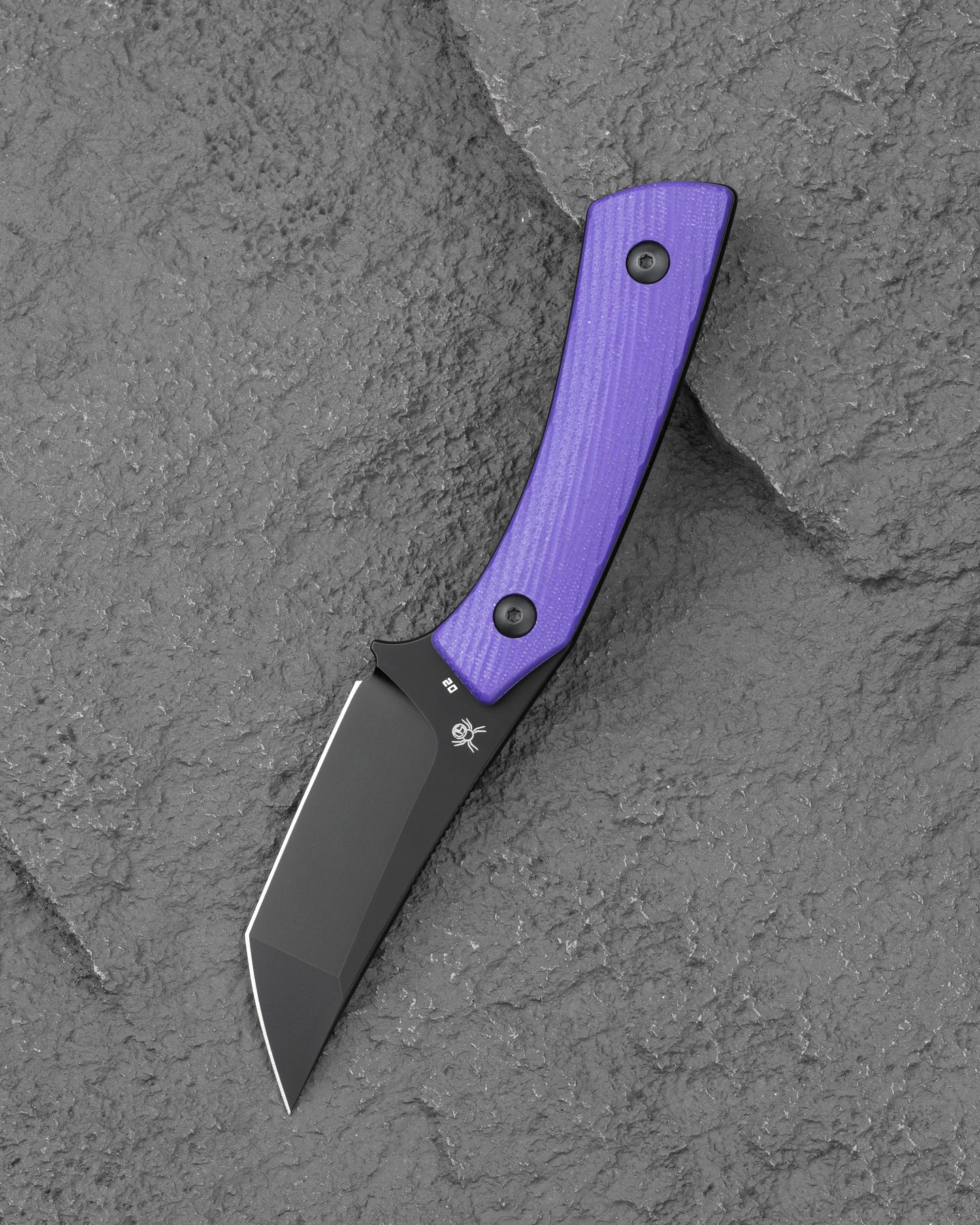Bestech Step BFK06C D2 Blade Purple G10 Handle with Kydex Sheath Fixed Blade Knife