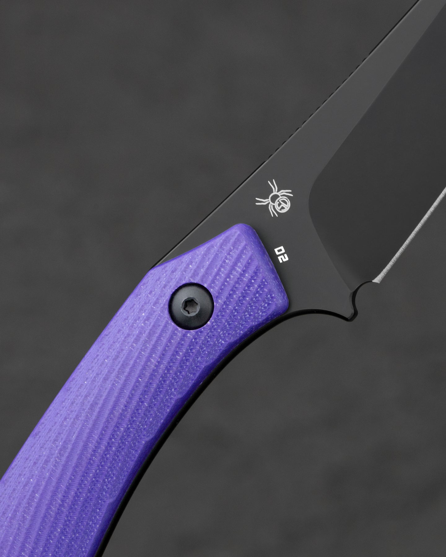 Bestech Step BFK06C D2 Blade Purple G10 Handle with Kydex Sheath Fixed Blade Knife
