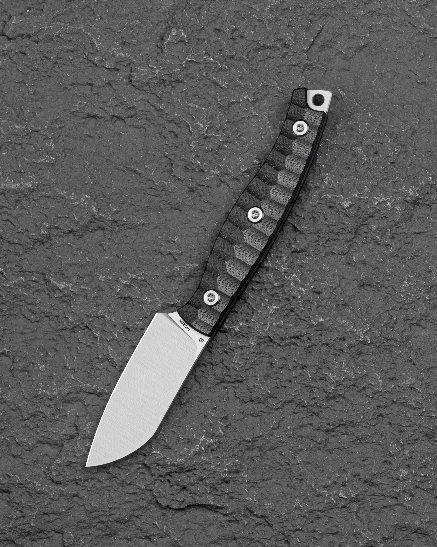 Bestech HEIDI BLACKSMITH#3 BFK07A 14C28N Blade Black G10 Handle Fixed Blade Knife