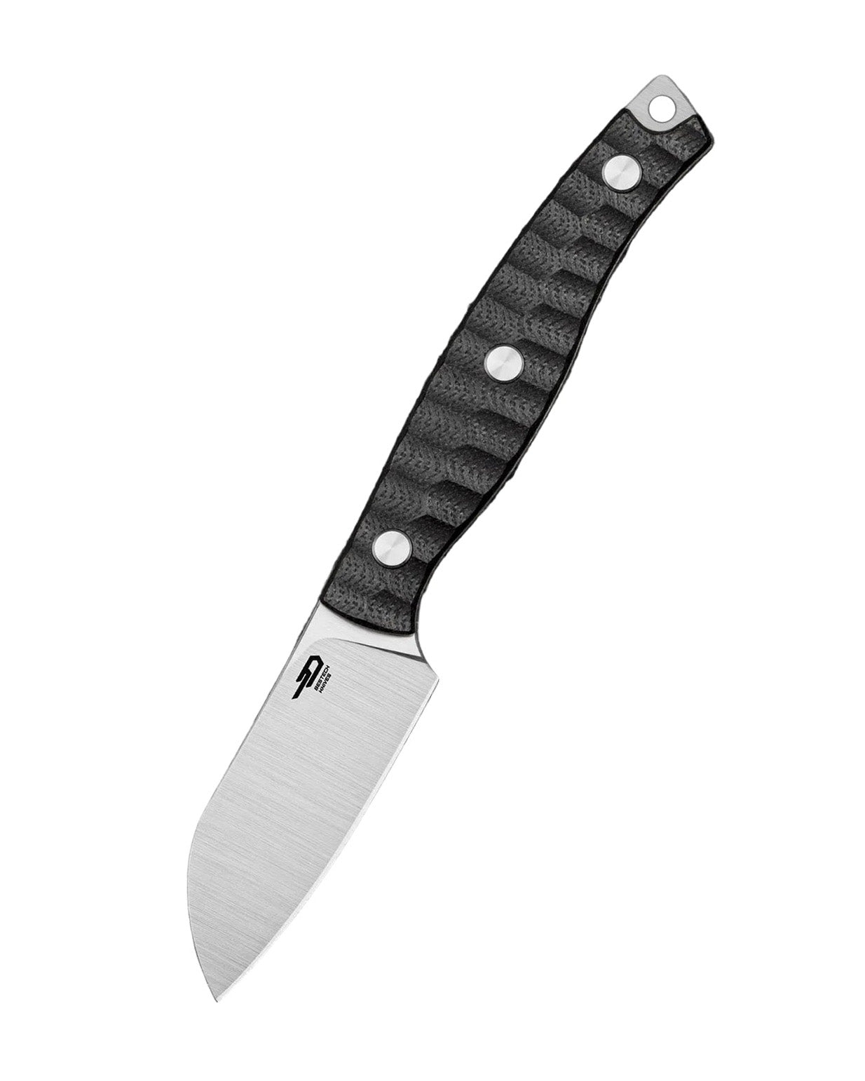 Bestech HEIDI BLACKSMITH#3 BFK07A 14C28N Blade Black G10 Handle Fixed Blade Knife
