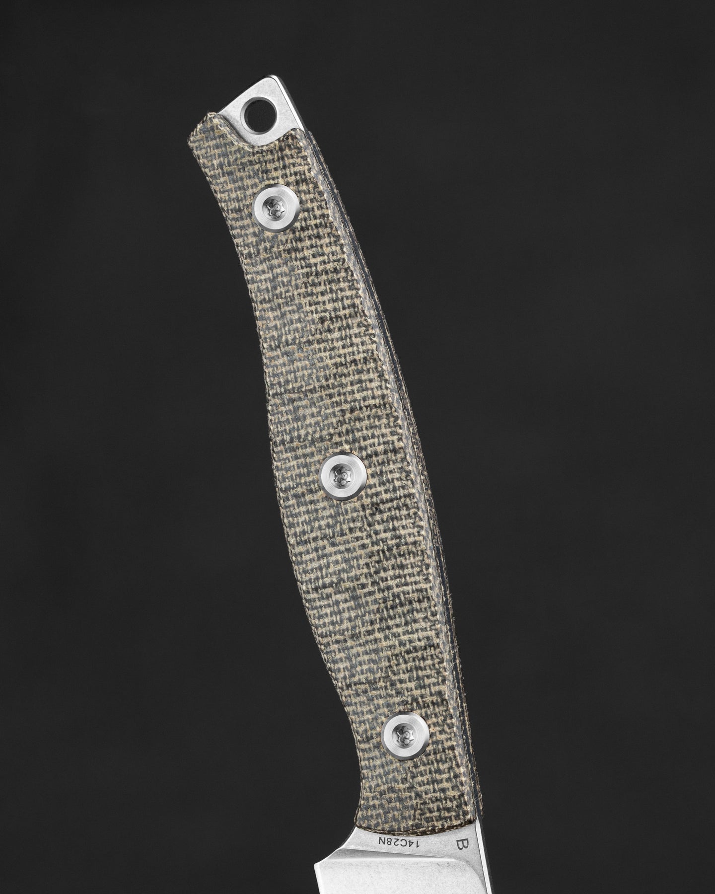 Bestech HEIDI BLACKSMITH#3 BFK08C 14C28N Blade Green Micarta Handle Fixed Blade Knife