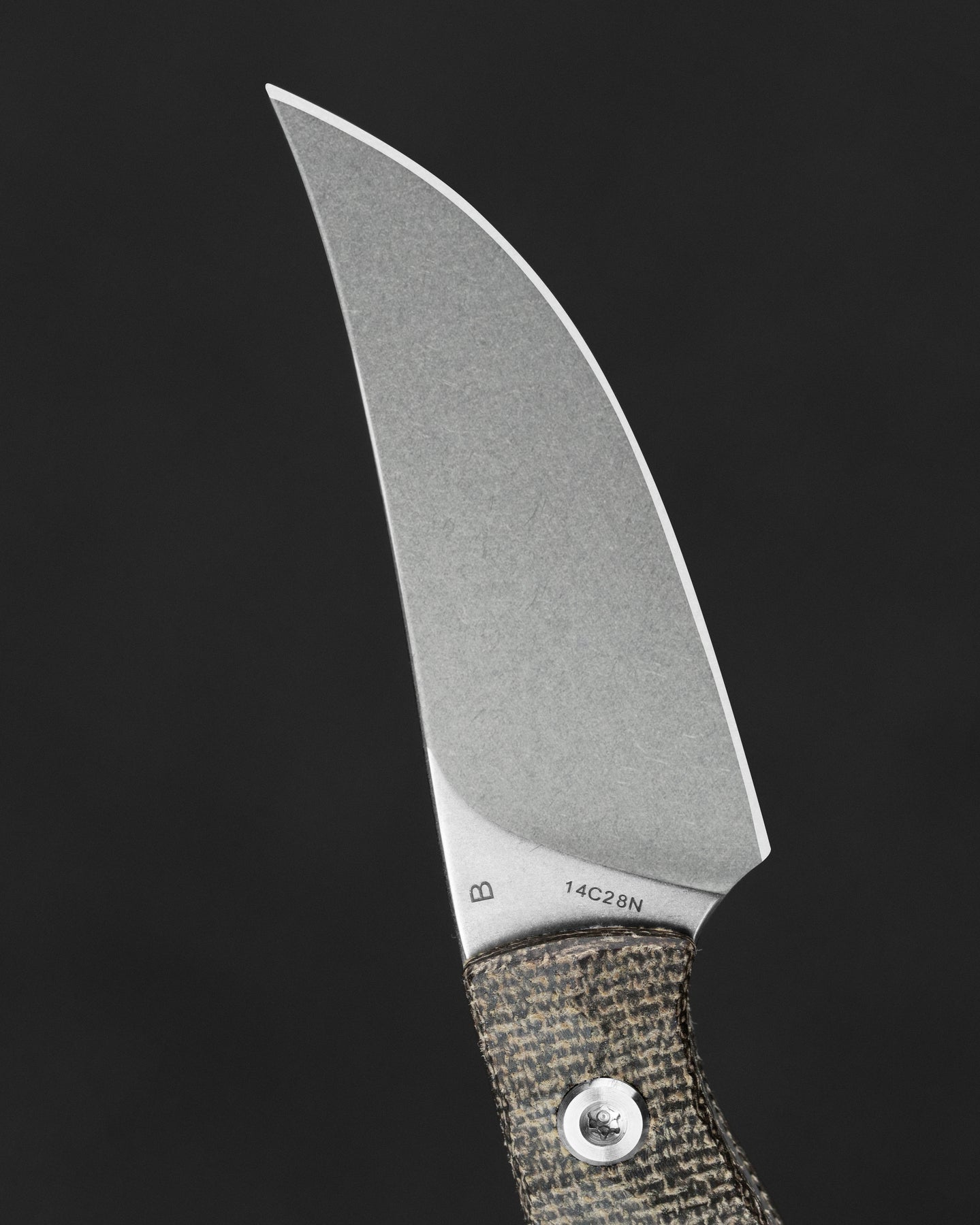 Bestech HEIDI BLACKSMITH#3 BFK08C 14C28N Blade Green Micarta Handle Fixed Blade Knife