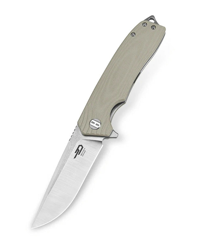 Bestech Lion BG01C D2 Blade Beige G10 Handle Liner Lock Folding Knife