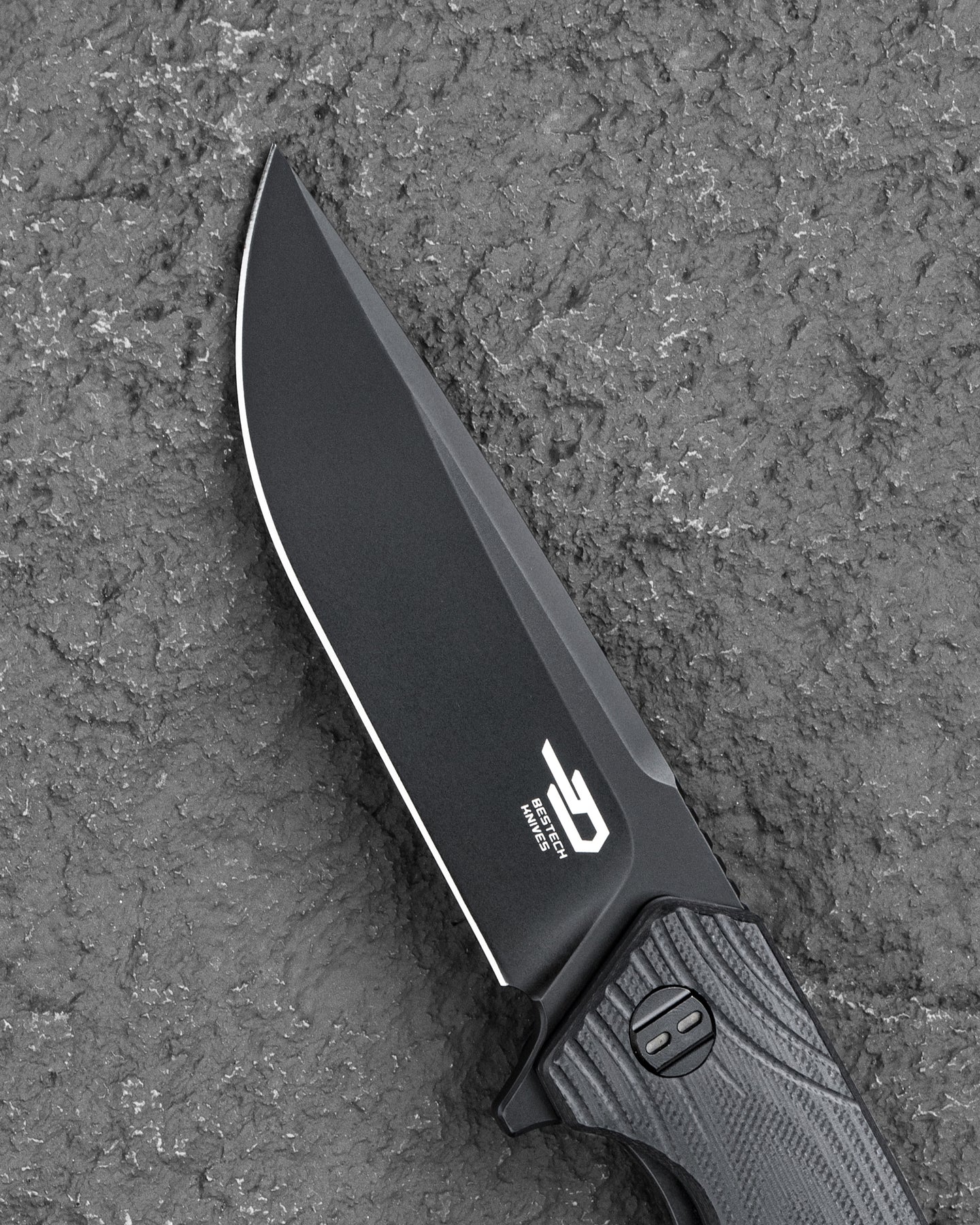 Bestech Lion BG01D D2 Blade Black G10 Handle Liner Lock Folding Knife