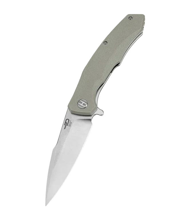 Bestech Warwolf BG04C D2 Blade Beige G10 Handle Liner Lock Folding Knife