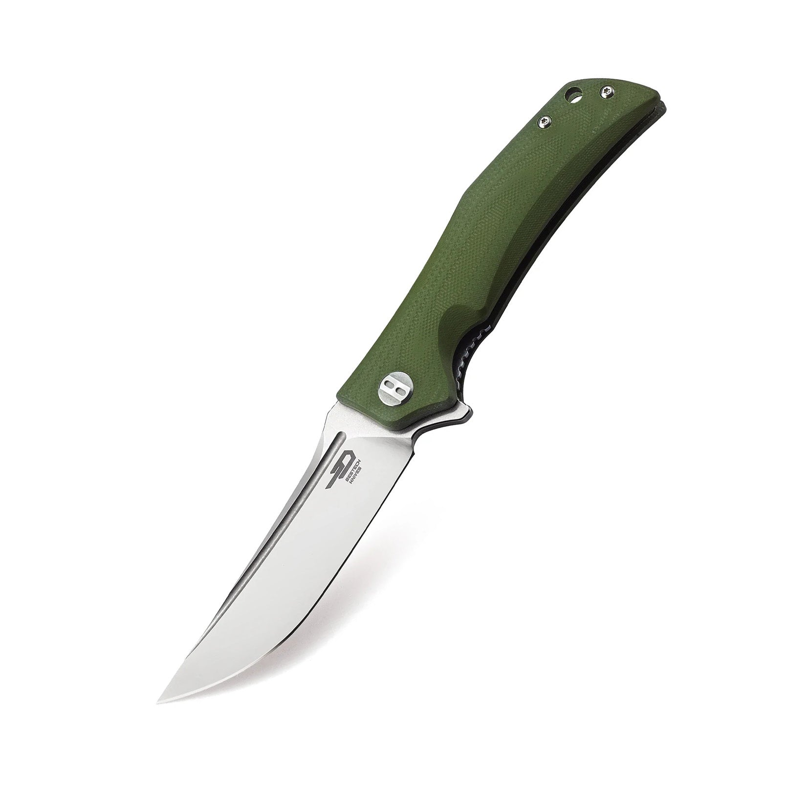 Bestech Scimitar BG05B-1 D2 Blade Black G10 Handle Liner lock Folding Knife