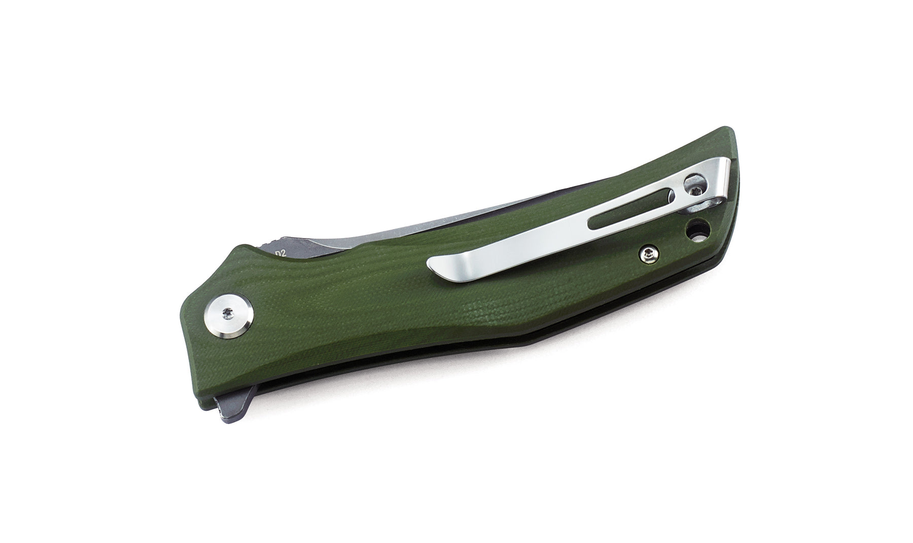 Bestech Scimitar BG05B-2 D2 Blade Black G10 Handle Liner lock Folding Knife