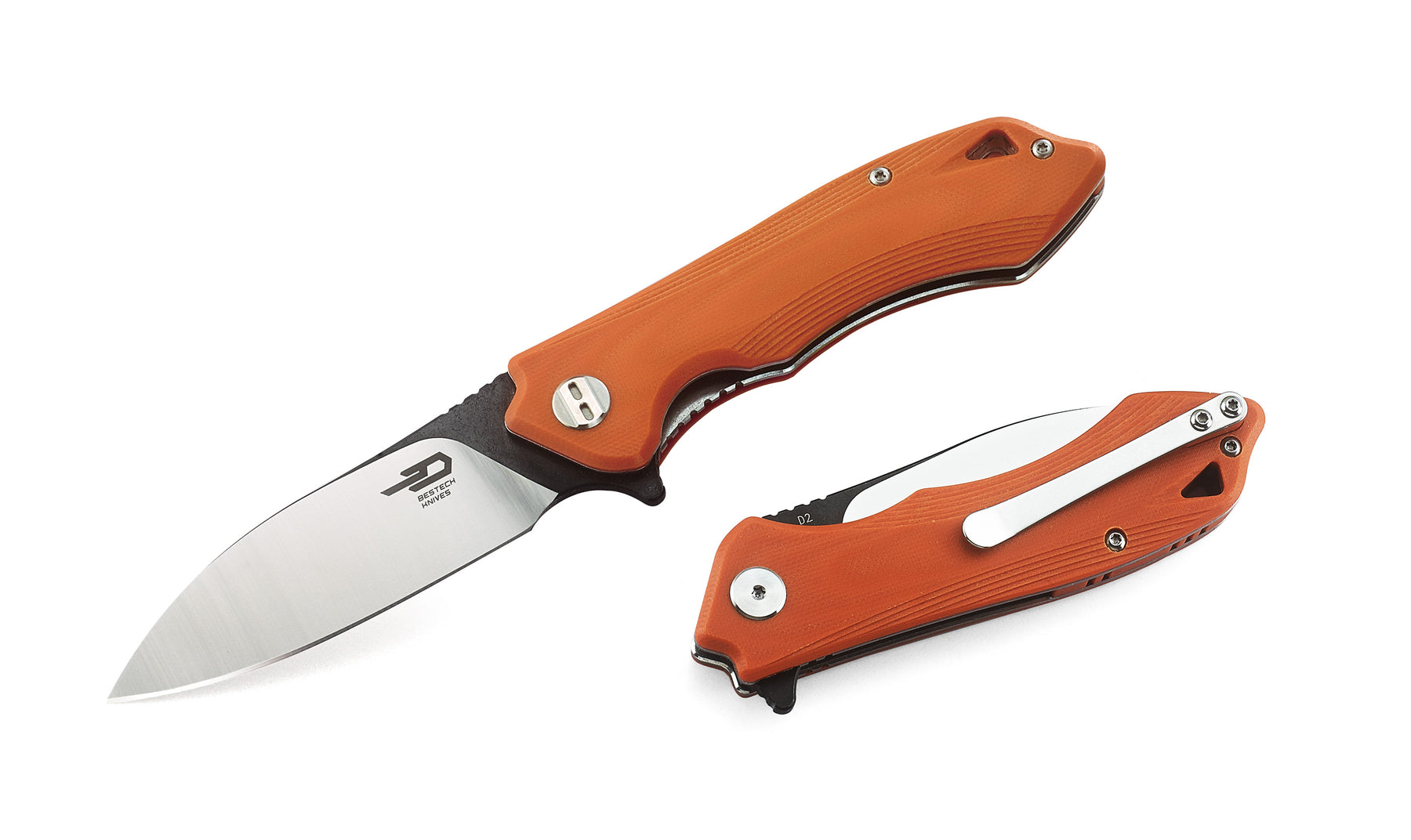 Bestech Beluga BG11E-1 D2 Blade G10 Handle Liner Lock Folding Knife