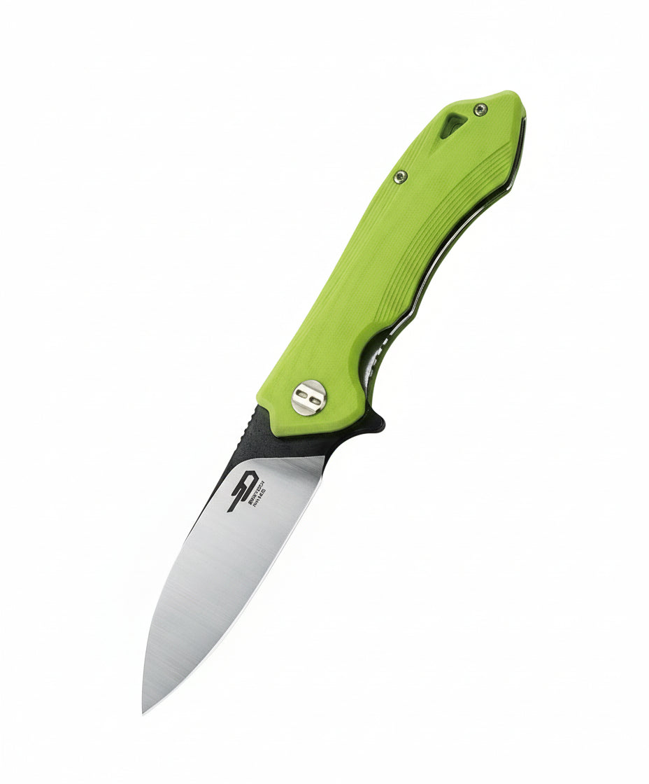 Bestech Beluga BG11F-1 D2 Blade G10 Handle Liner Lock Folding Knife