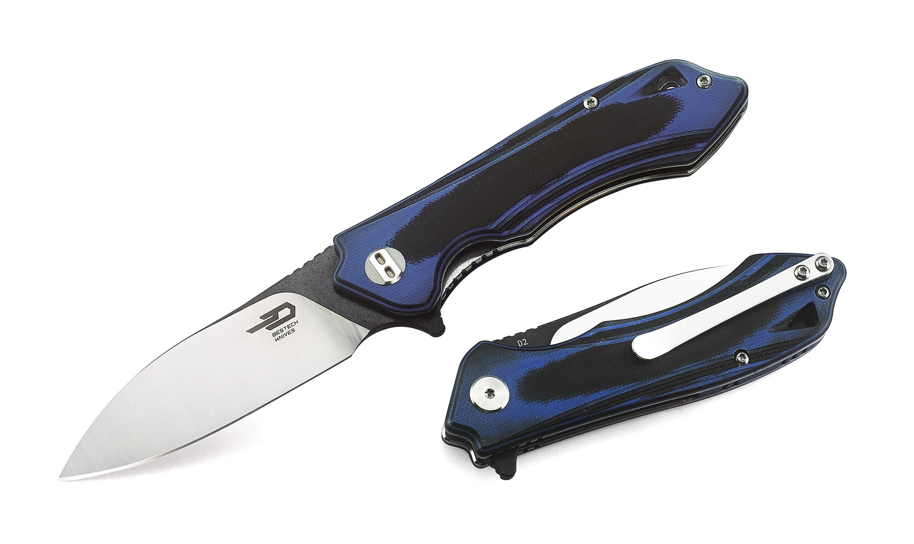 Bestech Beluga BG11G-1 D2 Blade G10 Handle Liner Lock Folding Knife